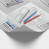 Tekenkantoorbenodigdheden Cadeaupapier (Hoek)
