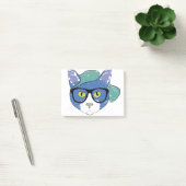 Tekenkat-mascot-kattenpotlood Post-it® Notes (Kantoor)