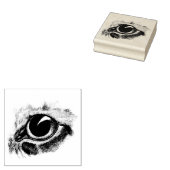  tekenkat Oogkunst Illustratie Rubberstempel (Gestempeld)