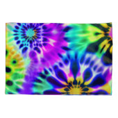 Tekenkleurstof wervelpatroon ontwerp kussensloop (Achterkant)