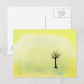  tekenknoppen met  minimalistisch schilderen Buds Briefkaart (Voorkant / Achterkant)