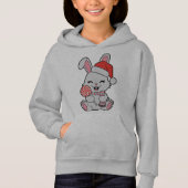 Tekenkonijn hoodie (Voorkant)