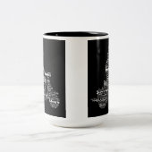 Tekenkraakbeen Tweekleurige Koffiemok (Center)