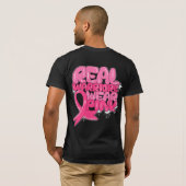 Tekenletters voor Borstkanker Bewustzijn T-shirt (Achterkant volledig)