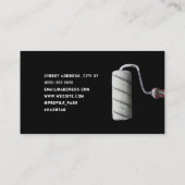 Tekenlettertype verfroller visitekaartje (Achterkant)