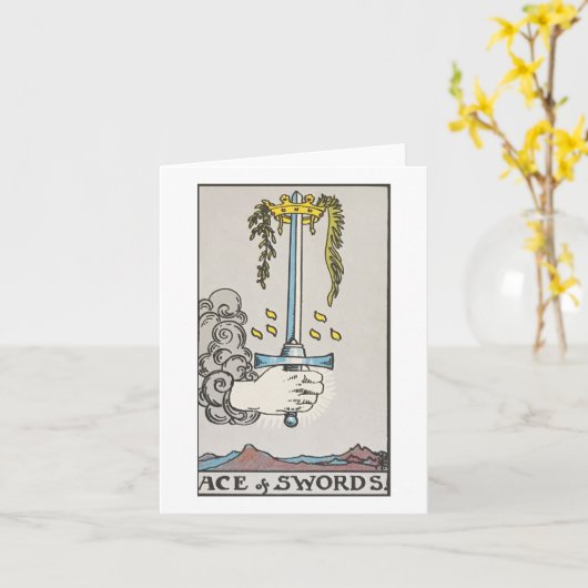 Tekenloze kaart (Gele Bloem)