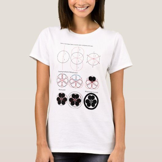Tekenmethode van Klaverzuring T-shirt (Voorkant)