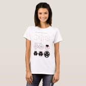 Tekenmethode van Klaverzuring T-shirt (Voorkant volledig)