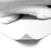 Tekenning van een Mopshond Puppy Poster (Hoek)