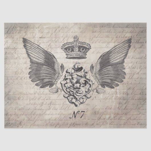 Tekenpapier voor loskoppeling van vleugels tissuepapier (Voorkant)