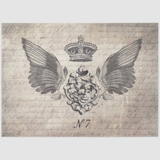 Tekenpapier voor loskoppeling van vleugels tissuepapier (Voorkant)