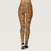 Tekenpatroon Broek Leggings (Achterkant)