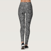 Tekenpatroon Broek Leggings (Achterkant)