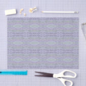 Tekenpatroon met bladrijke kruipende wingerd met p tissuepapier (Craft)