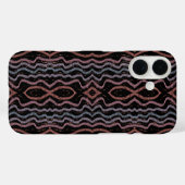 Tekenpatroon van adder slangenhuid Zachte pastel k Case-Mate iPhone Case (Achterkant (horizontaal))