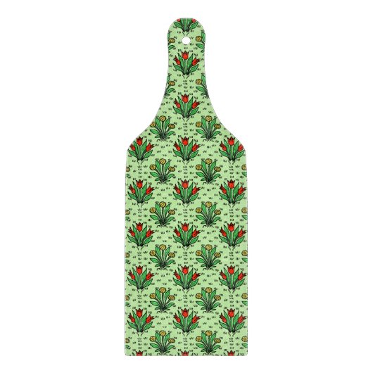 Tekenpatroon van lentevloeren Snijplank (Voorkant)