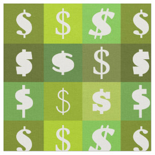 Tekenpatroon voor dollars stof