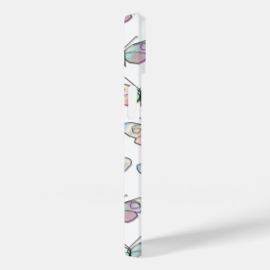 Tekenpatroon voor vlindervleugel Case-Mate iPhone case (Achterkant / Rechts)