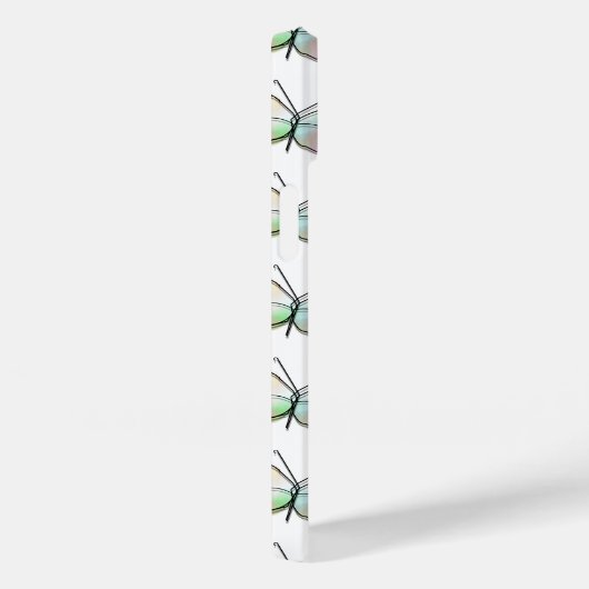 Tekenpatroon voor vlindervleugel Case-Mate iPhone case (Achterkant / Rechts)