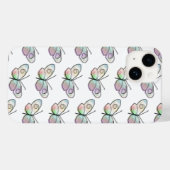 Tekenpatroon voor vlindervleugel Case-Mate iPhone case (Achterkant (horizontaal))