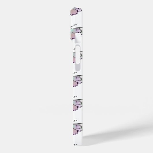 Tekenpatroon voor vlindervleugel Case-Mate iPhone case (Achterkant / Links)