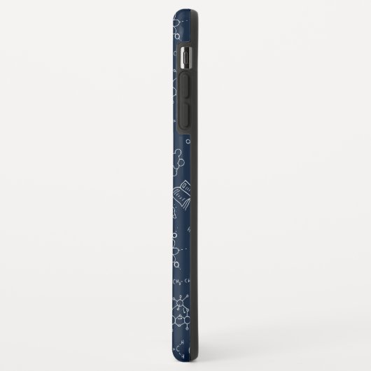 Tekenpatroon wetenschap/chemie Case-Mate iPhone case (Achterkant/links)