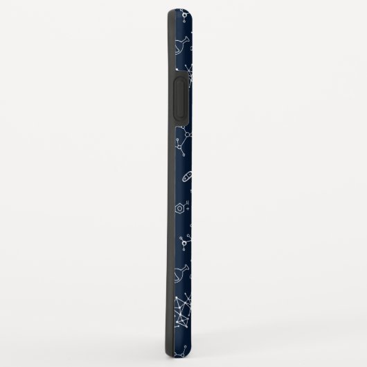 Tekenpatroon wetenschap/chemie Case-Mate iPhone case (Achterkant/rechts)