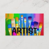 Tekenpenseel Visitekaartje (Voorkant)