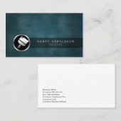 Tekenpenseelpictogram Donker Grunge-Visitekaartje Visitekaartje (Voorkant / Achterkant)