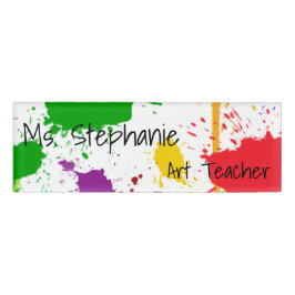 Tekenplaten Art Name Tag