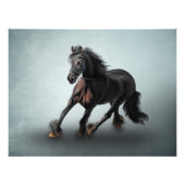 Tekenportret paard foto afdruk (Voorkant)