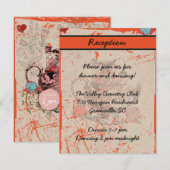 Tekenpot Fantasie Grunge Ontvangstkaart Informatiekaartje (Voorkant / Achterkant)