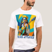 Tekenreeksen bijgevoegd t-shirt (Voorkant)