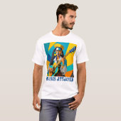 Tekenreeksen bijgevoegd t-shirt (Voorkant volledig)