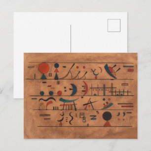 Tekenreeksen Wassily Kandinsky Briefkaart