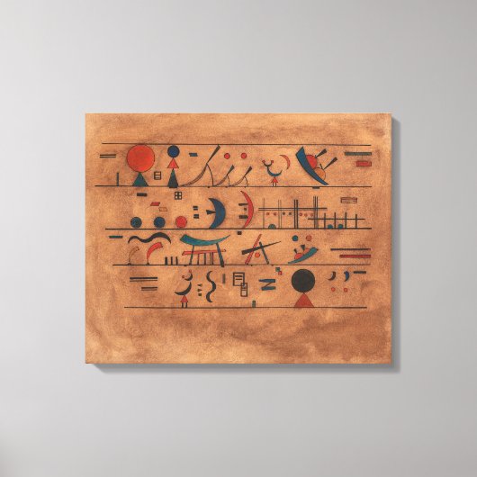 Tekenreeksen | Wassily Kandinsky | Canvas Afdruk (Voorkant)