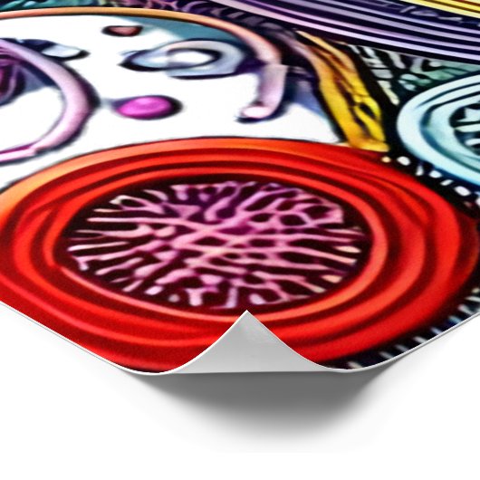 tekenreekskunst poster (Hoek)