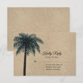 Tekenreekslampje RSVP Beach Sand Kaartje (Voorkant / Achterkant)