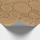 Tekenringpatroon illustratie cadeaupapier (Hoek)