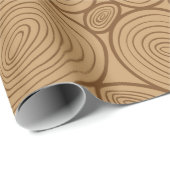 Tekenringpatroon illustratie cadeaupapier (Rol Hoek)