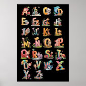 Tekens alfabetletters poster (Voorkant)