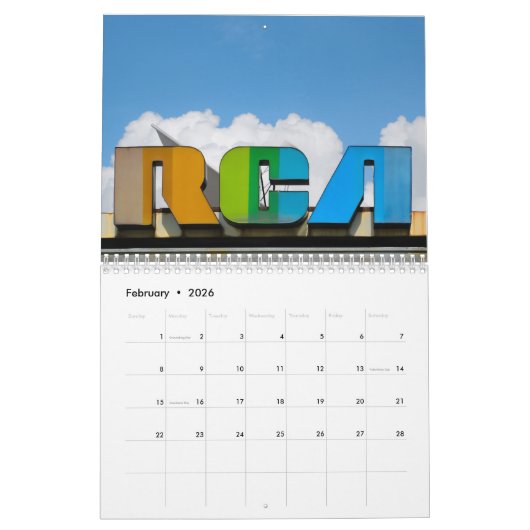  Tekens - een kalender van foto's (Feb 2026)
