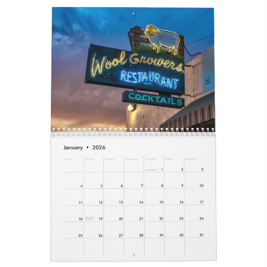  Tekens - een kalender van foto's (Jan 2026)