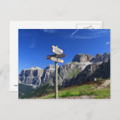 tekens en Dolomites Briefkaart (Voorkant / Achterkant)