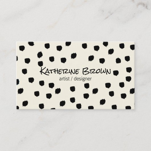 Tekens/expressief Visitekaartje (Voorkant)