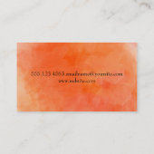 Tekens gekleurd (wit) | WATERVERF Visitekaartje (Achterkant)