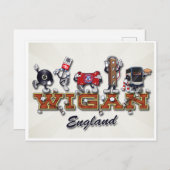 Tekens met tekenfilm briefkaart (Voorkant / Achterkant)