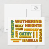 Tekens met weerdichte hoogten briefkaart (Voorkant / Achterkant)