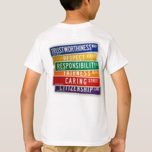 Tekens telt T-shirt (Achterkant)