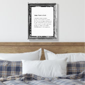 Tekens van de aarde canvas afdruk (Insitu (Slaapkamer))